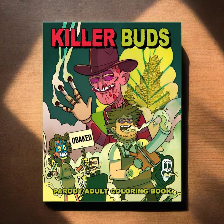 Killer Buds Coloring Book WOOD ROCKET