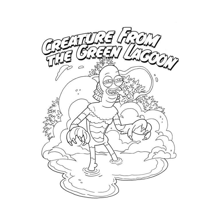 Killer Buds Coloring Book WOOD ROCKET