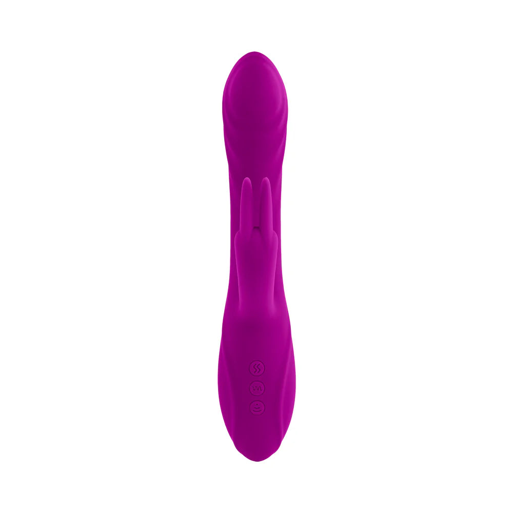Evolved Fourgasm Rechargeable Triple Stim Vibe with Suction Silicone EVOLVED