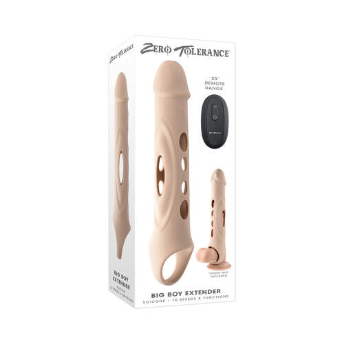 Zero Tolerance Big Boy Extender Rechargeable Extension with Remote Silicone ZERO TOLERANCE