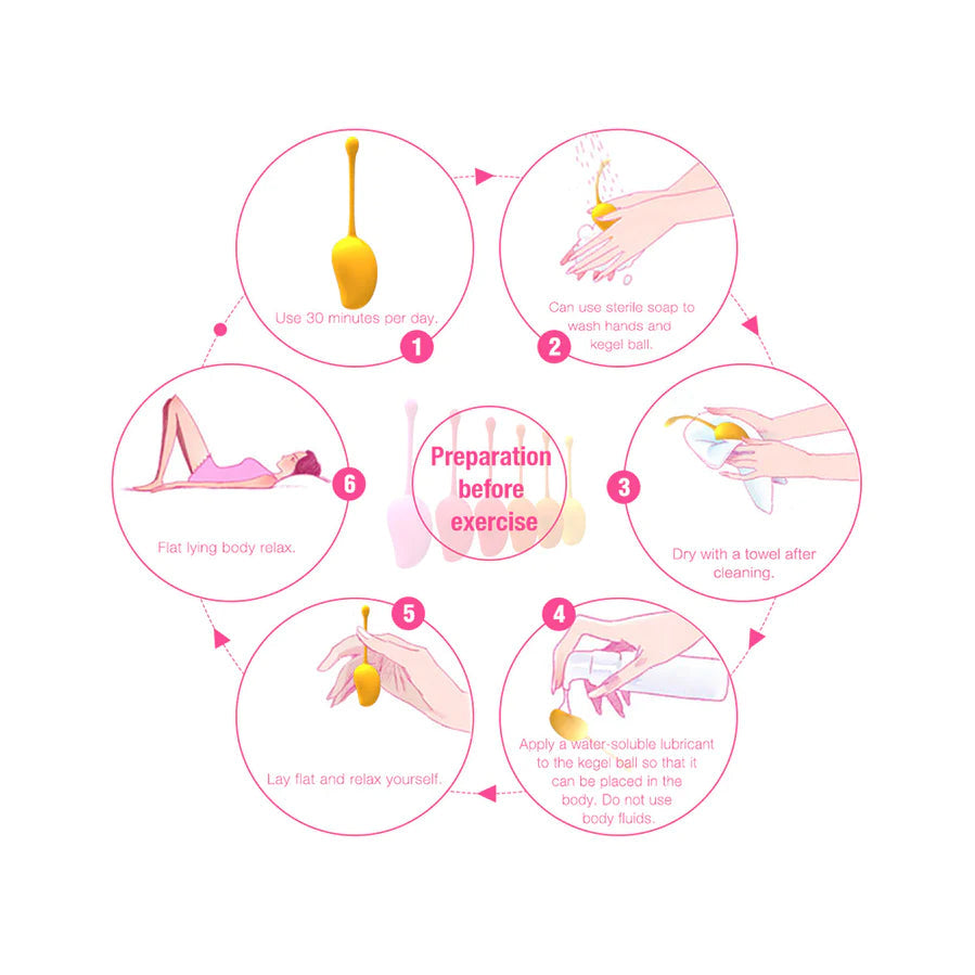 Mango Tropical 6pc Kegel Set HONEY PLAY BOX