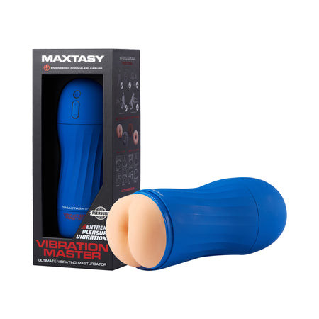 Maxtasy Vibration Master Realistic With Remote Nude Plus MAXTASY