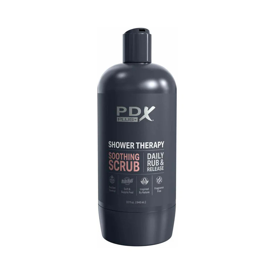 PDX Plus Shower Therapy Soothing Scrub Tan PIPEDREAM