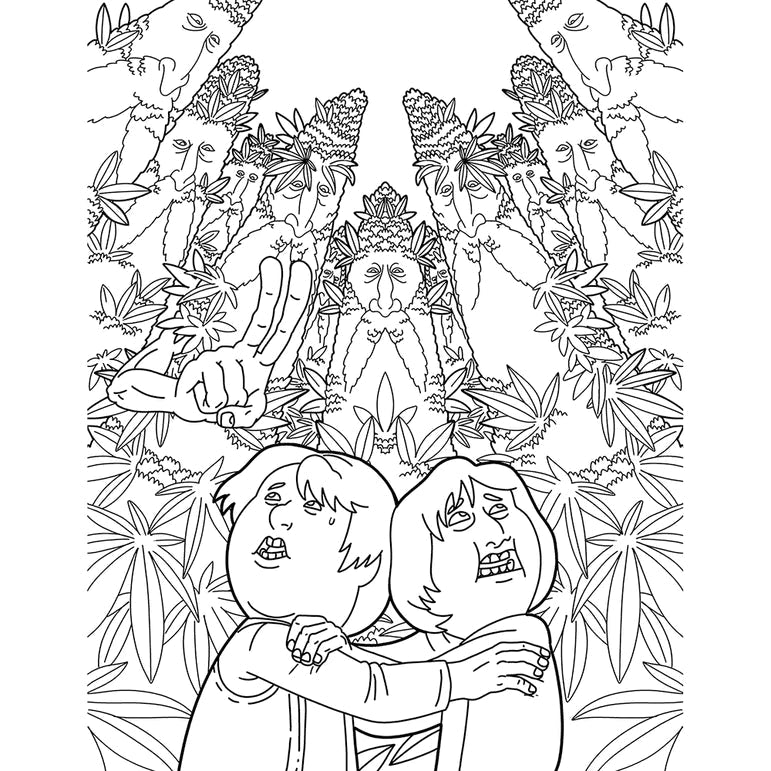 The Lord of the Smoke Rings Coloring Book WOOD ROCKET
