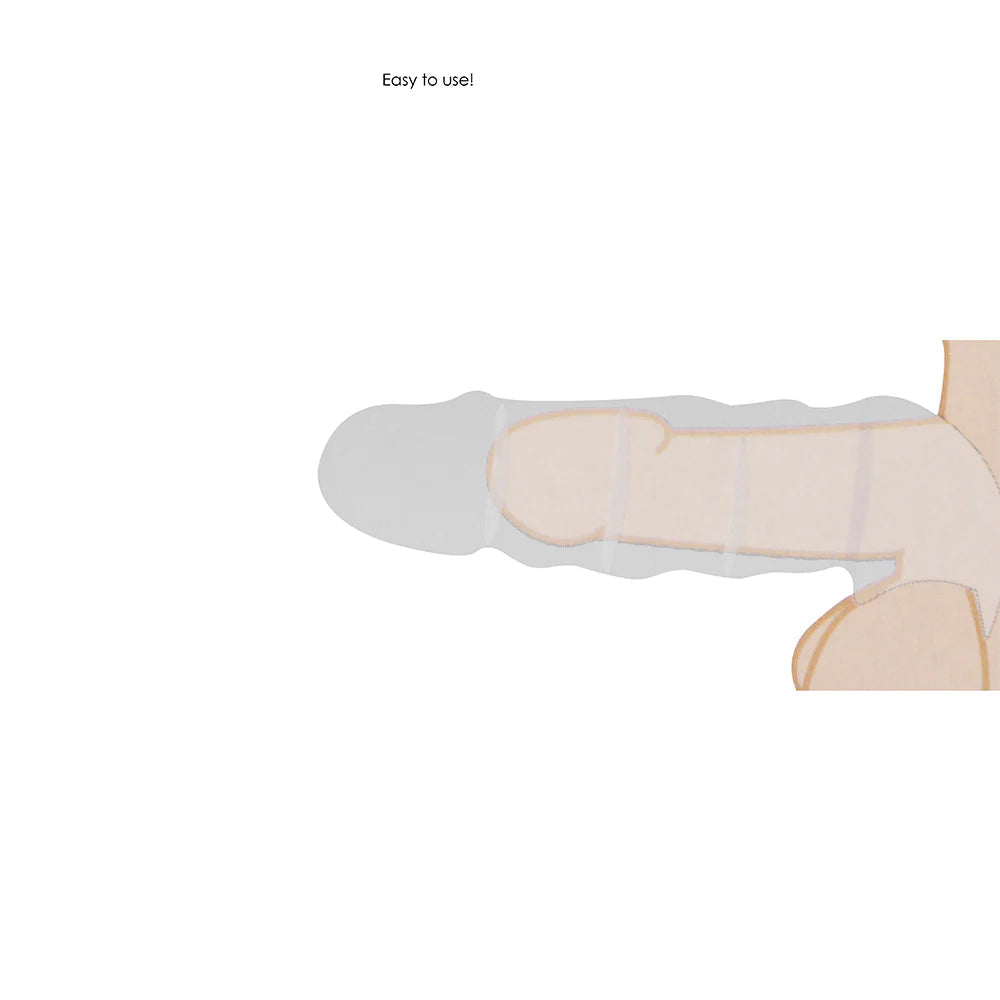 RealRock Skin Penis Extender Sleeve SHOTS