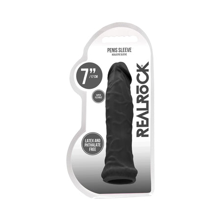 RealRock Skin Penis Extender Sleeve SHOTS