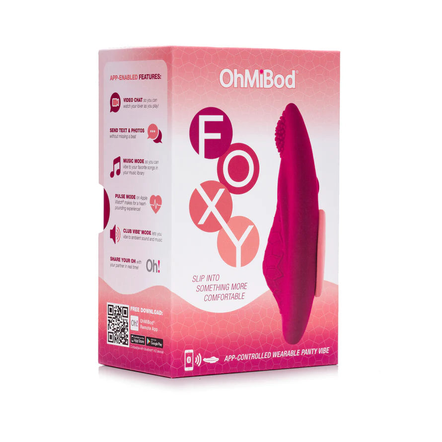 OhMiBod Foxy Bluetooth App-controlled Wearable Panty Vibrator OhMiBod