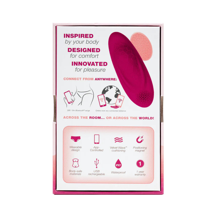 OhMiBod Foxy Bluetooth App-controlled Wearable Panty Vibrator OhMiBod