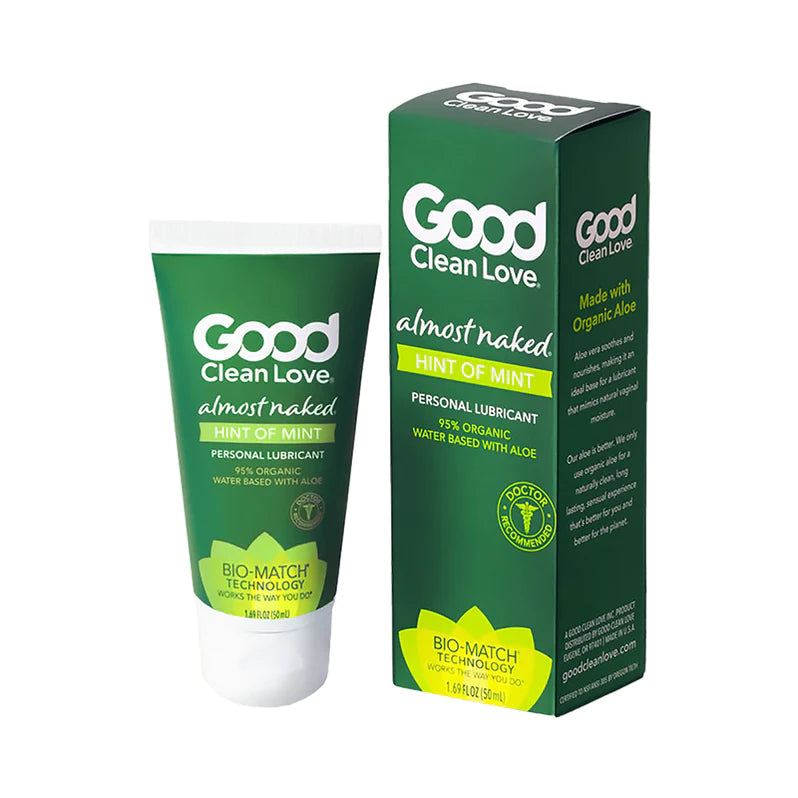 Good Clean Love Almost Naked Hint of Mint Personal Lubricant GOOD CLEAN LOVE