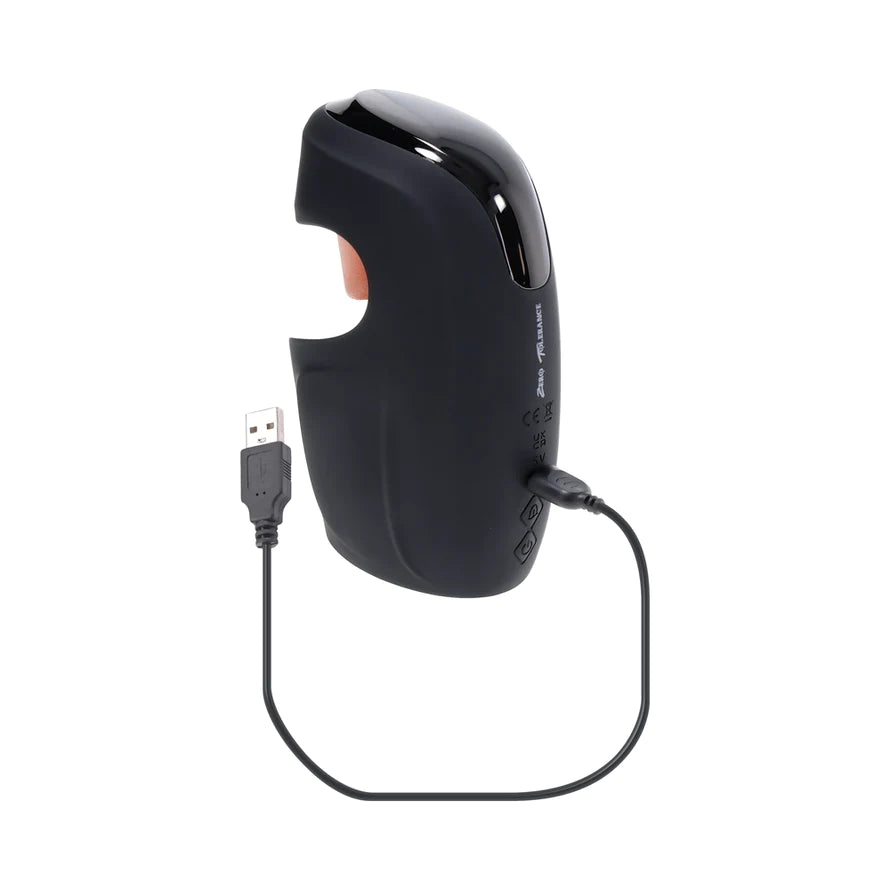 Zero Tolerance Lick The Tip Rechargeable Vibrating Thumping Stroker Silicone ZERO TOLERANCE