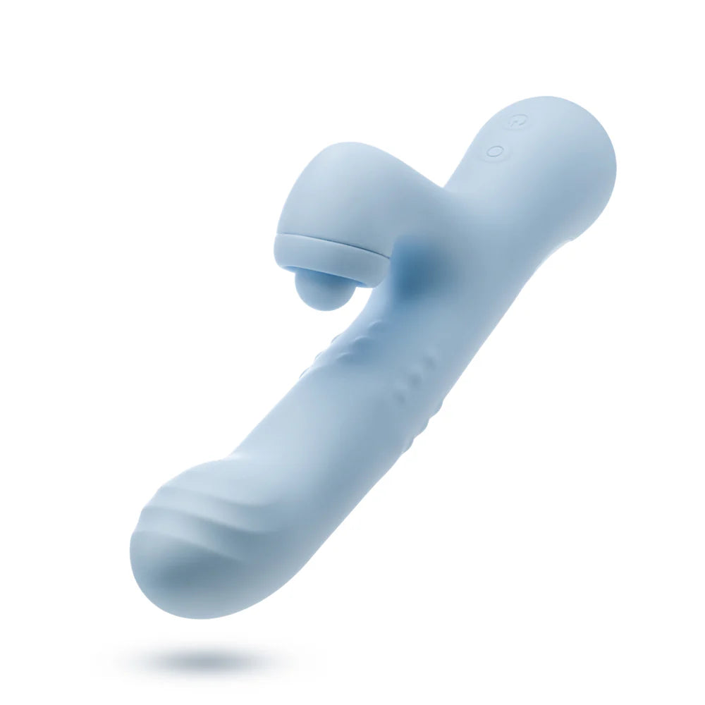 Blush Devin G-Spot Clitoral Dual Stimulation Rabbit Vibrator BLUSH