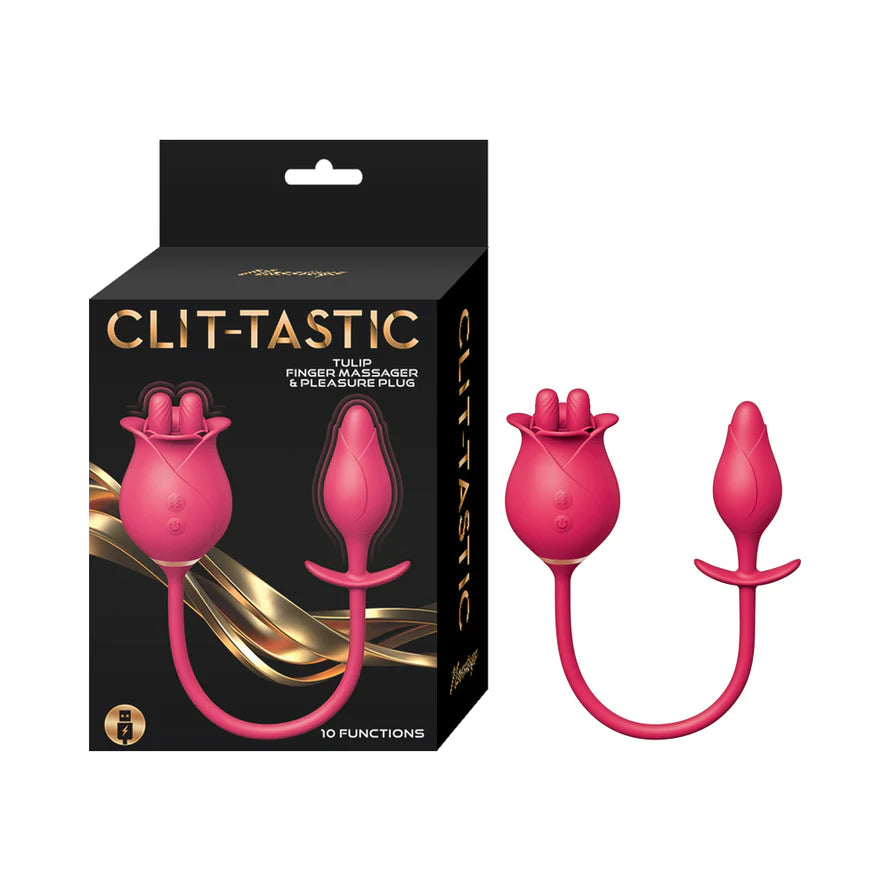 Clit-Tastic Tulip Finger Massager & Pleasure Plug NASSTOY