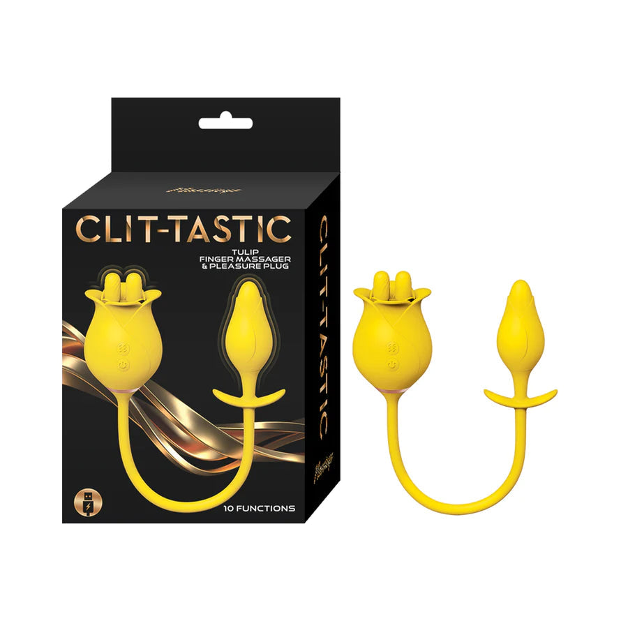 Clit-Tastic Tulip Finger Massager & Pleasure Plug NASSTOY