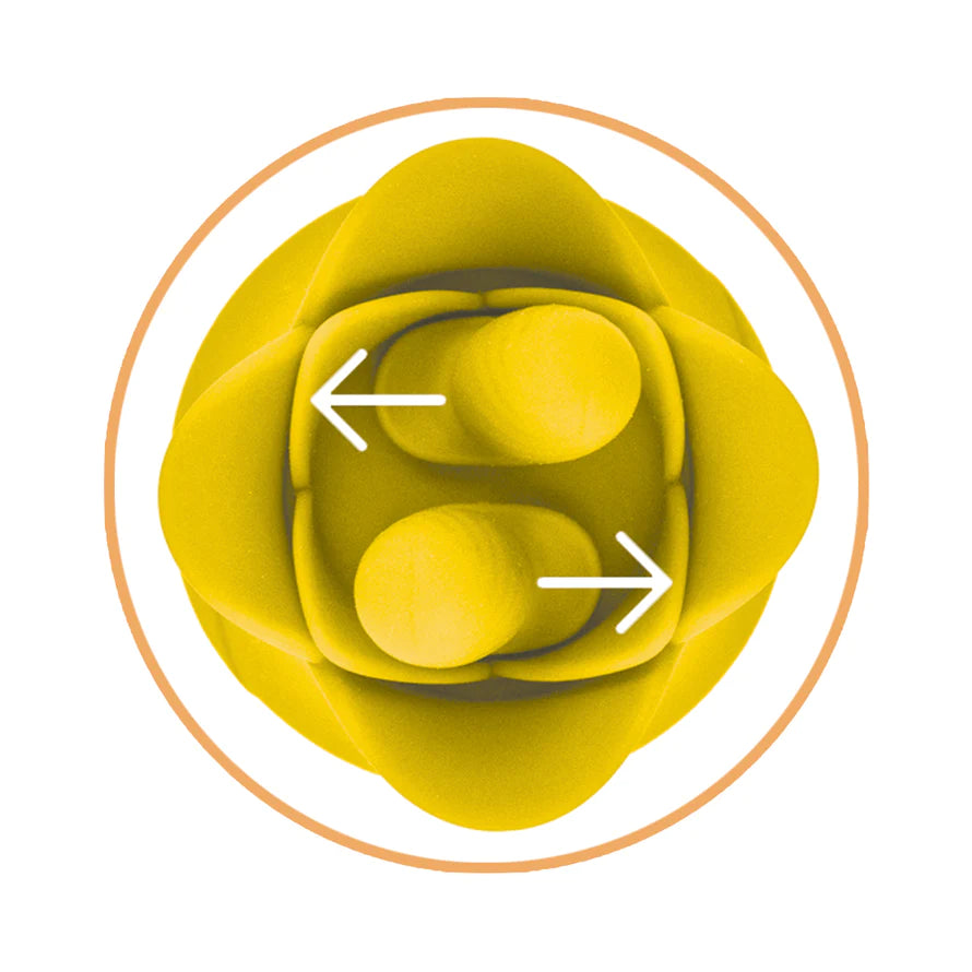 Clit-Tastic Tulip Finger Massager & Pleasure Plug NASSTOY