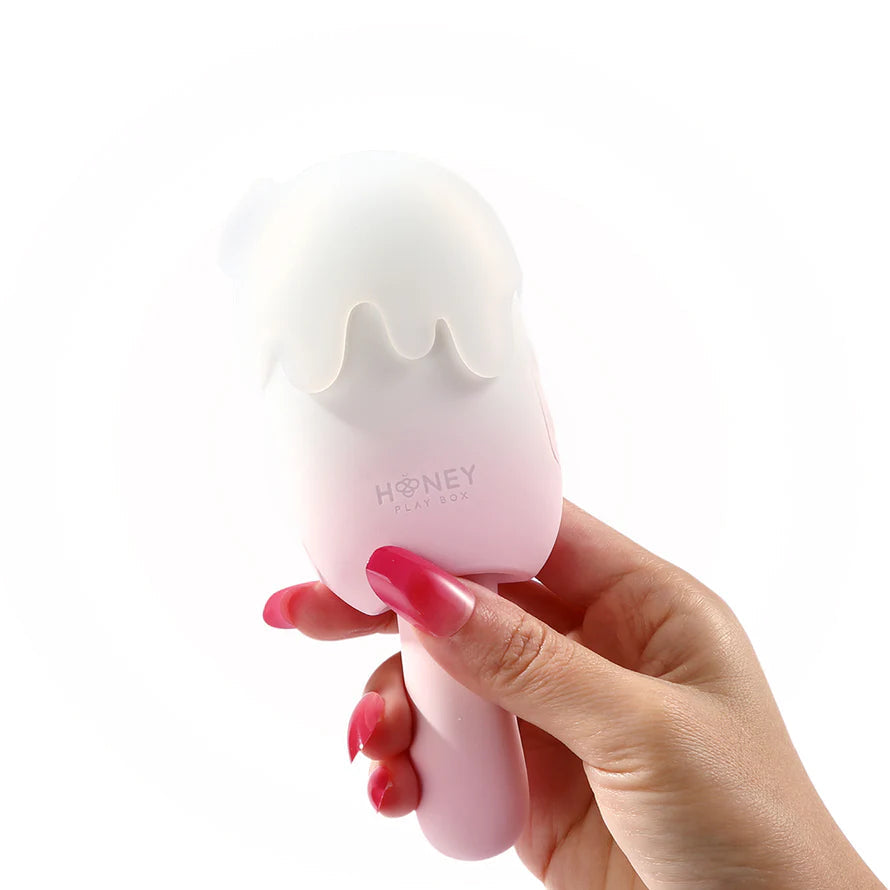 Honey Play Box Bite Me Sucking Tapping & Vibrating Cream Pop Stimulator HONEY PLAY BOX