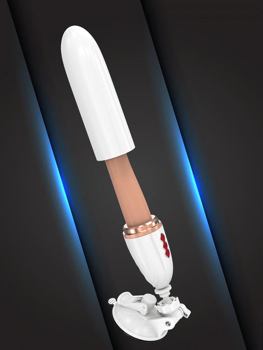 Hand Free 2-in-1 Telescopic Vibrating Dildo Machine SP BOUTIQUE