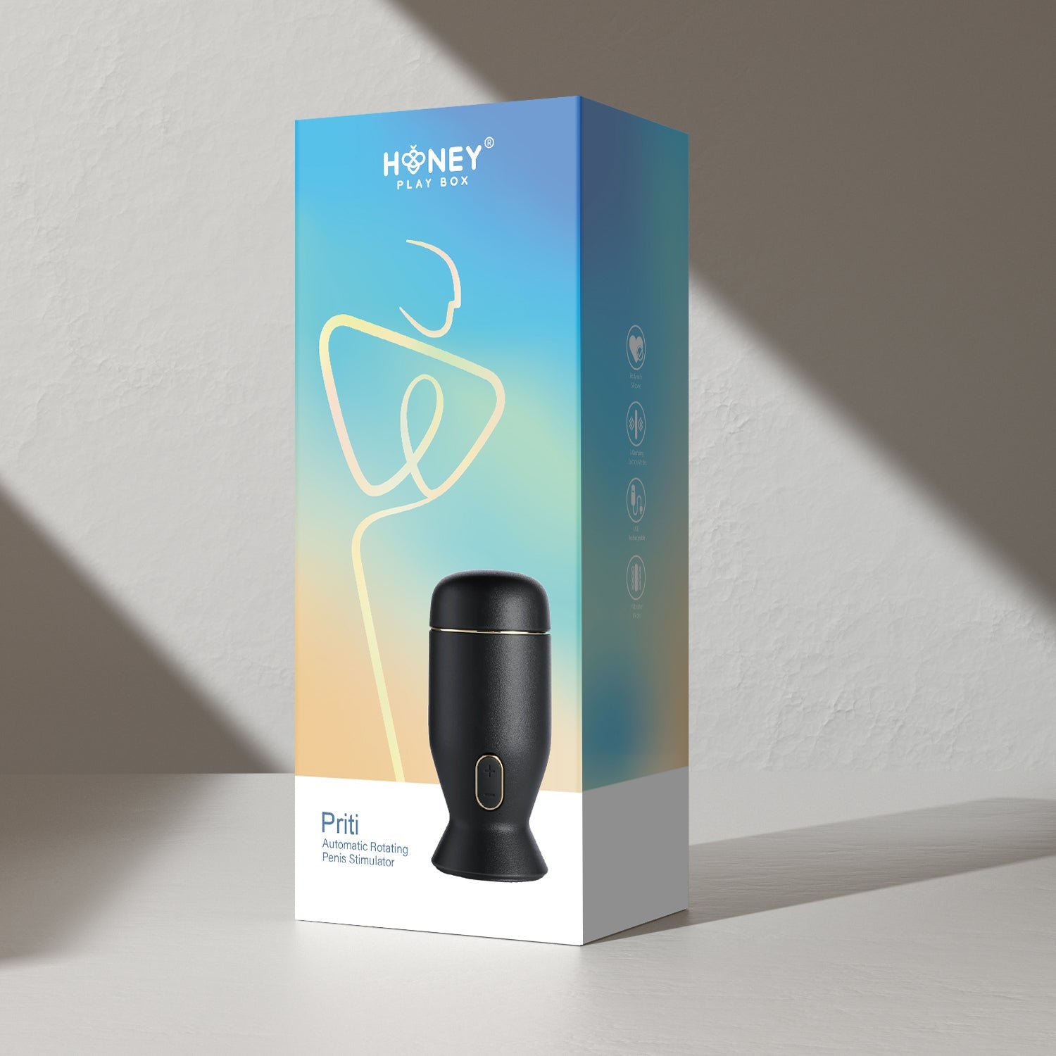 Priti - Automatic Rotating Penis Stimulator HONEY PLAY BOX