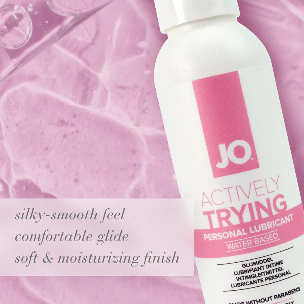 JO Actively Trying Paraben-Free Water-Based Lubricant SYSTEM JO