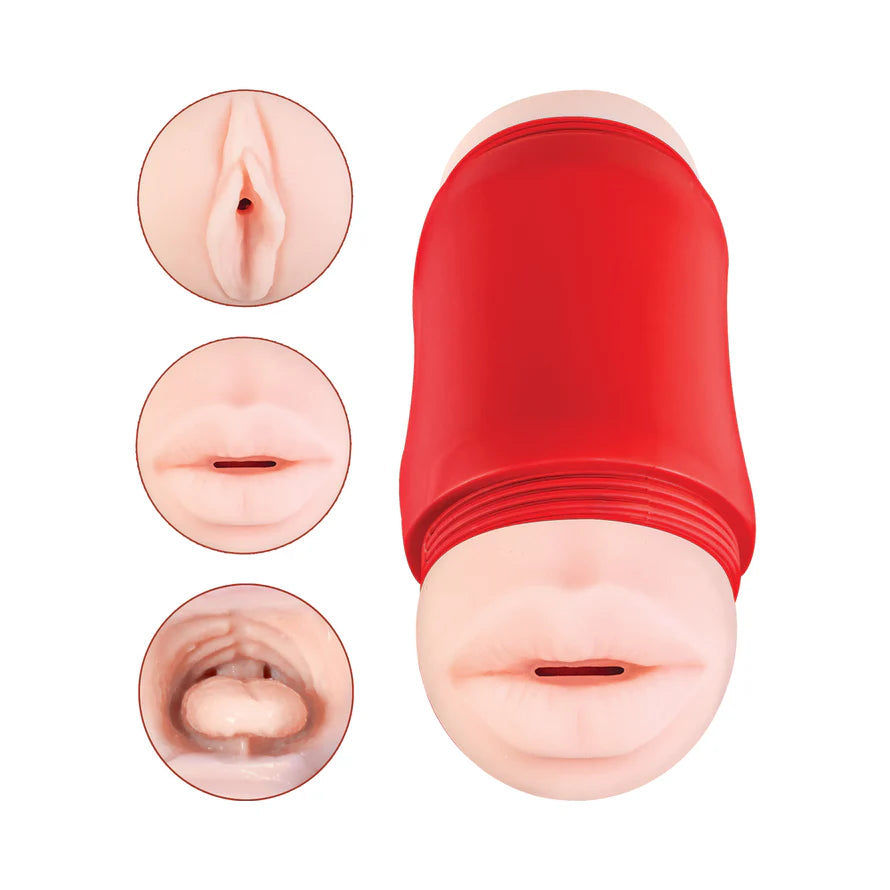 Delite Two Ways Mouth & Vagina NASSTOY