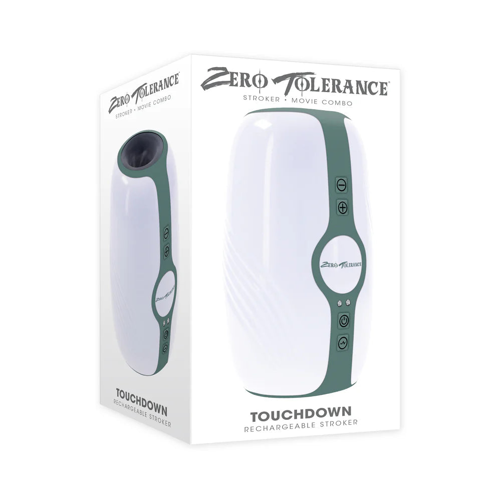 Zero Tolerance Touchdown Rechargeable Vibrating Tightening Stroker Silicone ZERO TOLERANCE