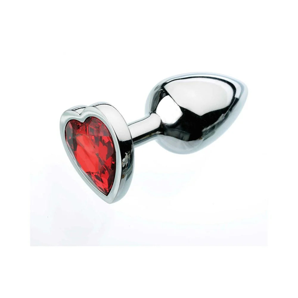 Adam & Eve Red Hearts Gem Anal Plug ADAM & EVE