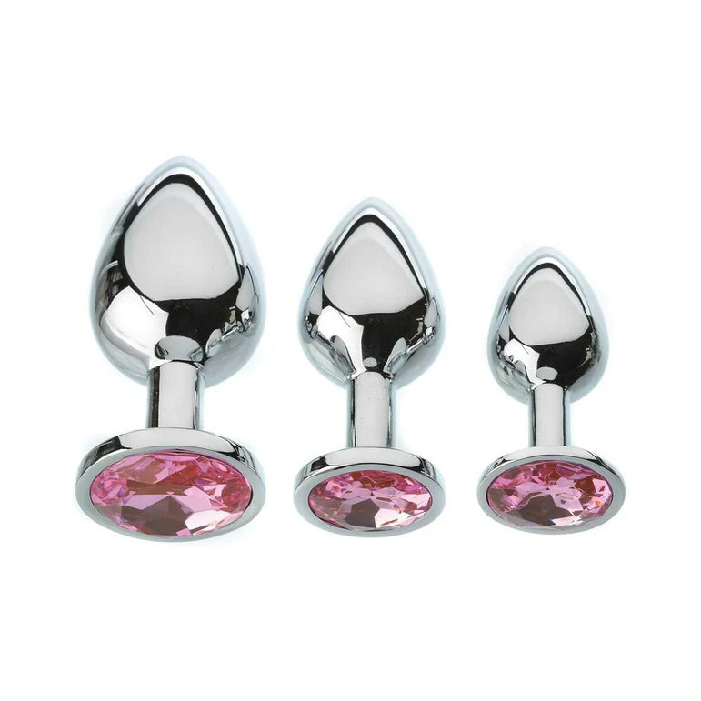 Adam & Eve Pink Gem Anal Plug Set ADAM & EVE