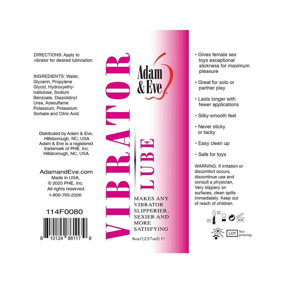 Adam & Eve Vibrator Lubricant ADAM & EVE