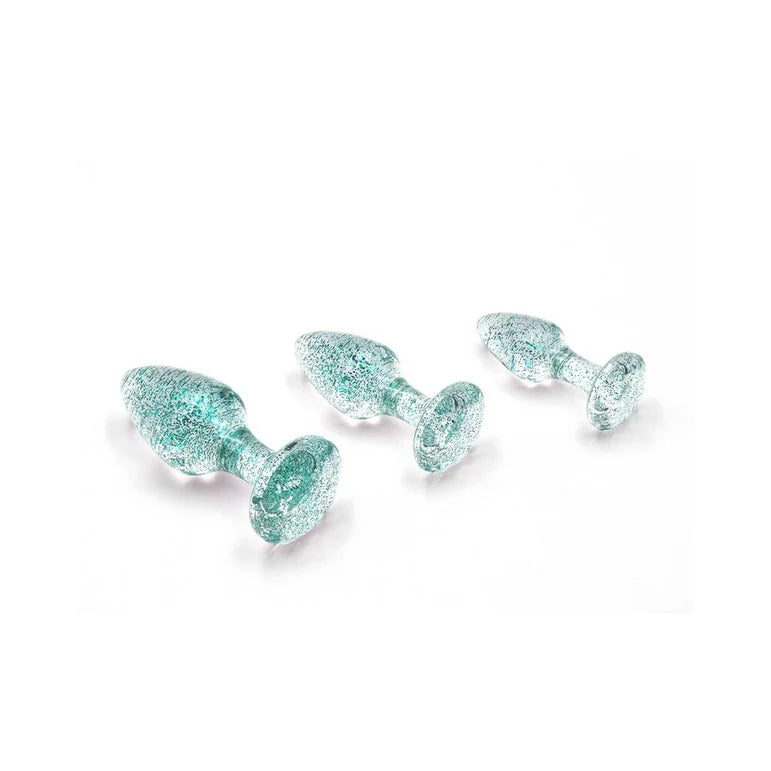 Adam & Eve Glitter Gem Butt Plug Set ADAM & EVE
