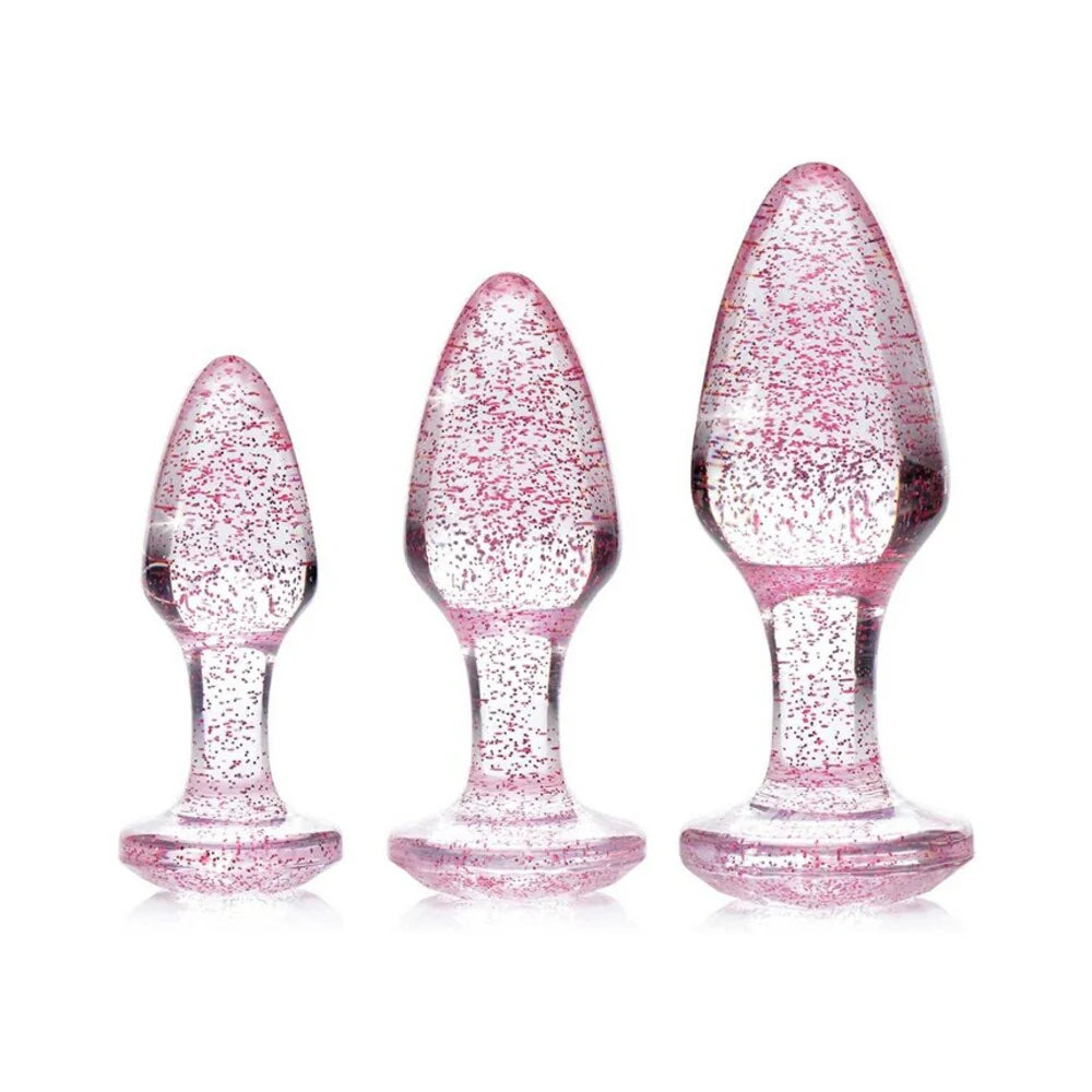 Adam & Eve Glitter Gem Butt Plug Set ADAM & EVE