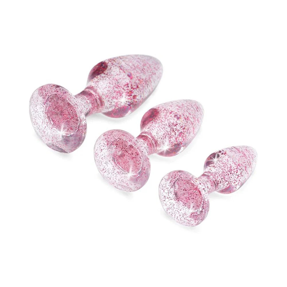 Adam & Eve Glitter Gem Butt Plug Set ADAM & EVE