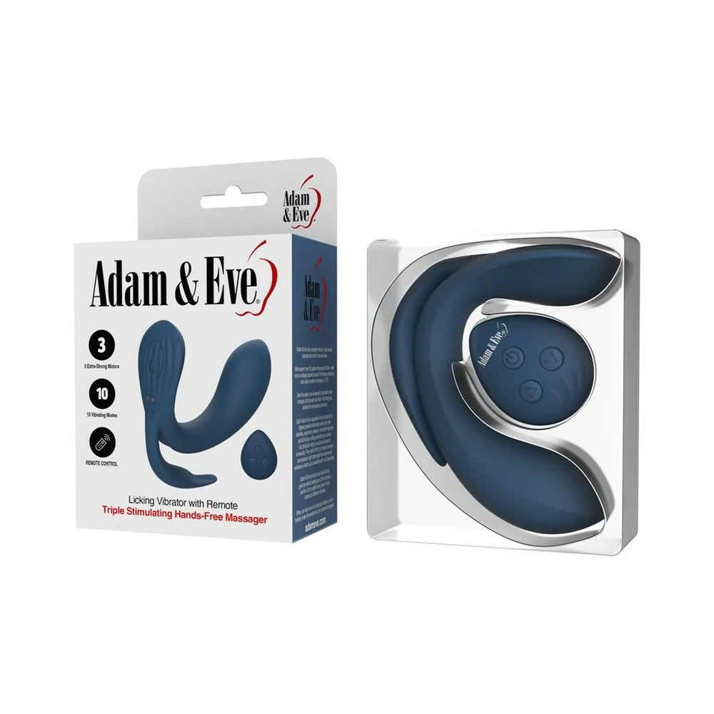 Adam & Eve Licking Vibrator with Remote ADAM & EVE