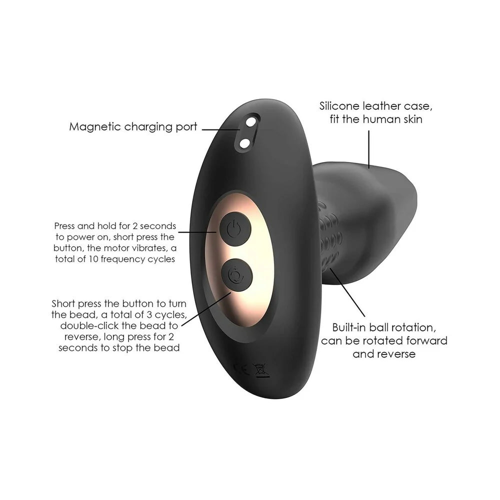 Adam & Eve Carl Jr. Vibrating & Rimming Plug ADAM & EVE