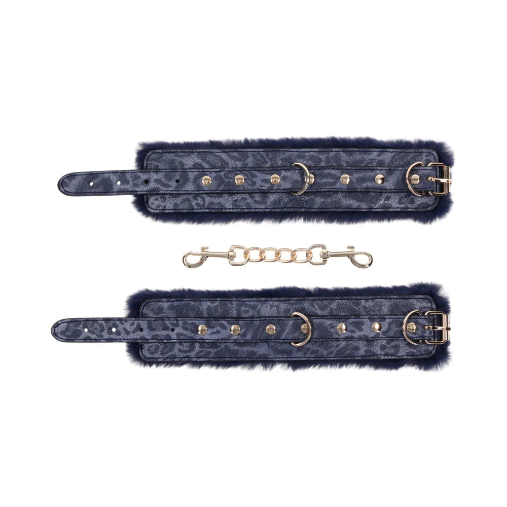 Sportsheets Sex & Mischief Cougar Fur Handcuffs SPORTSHEETS