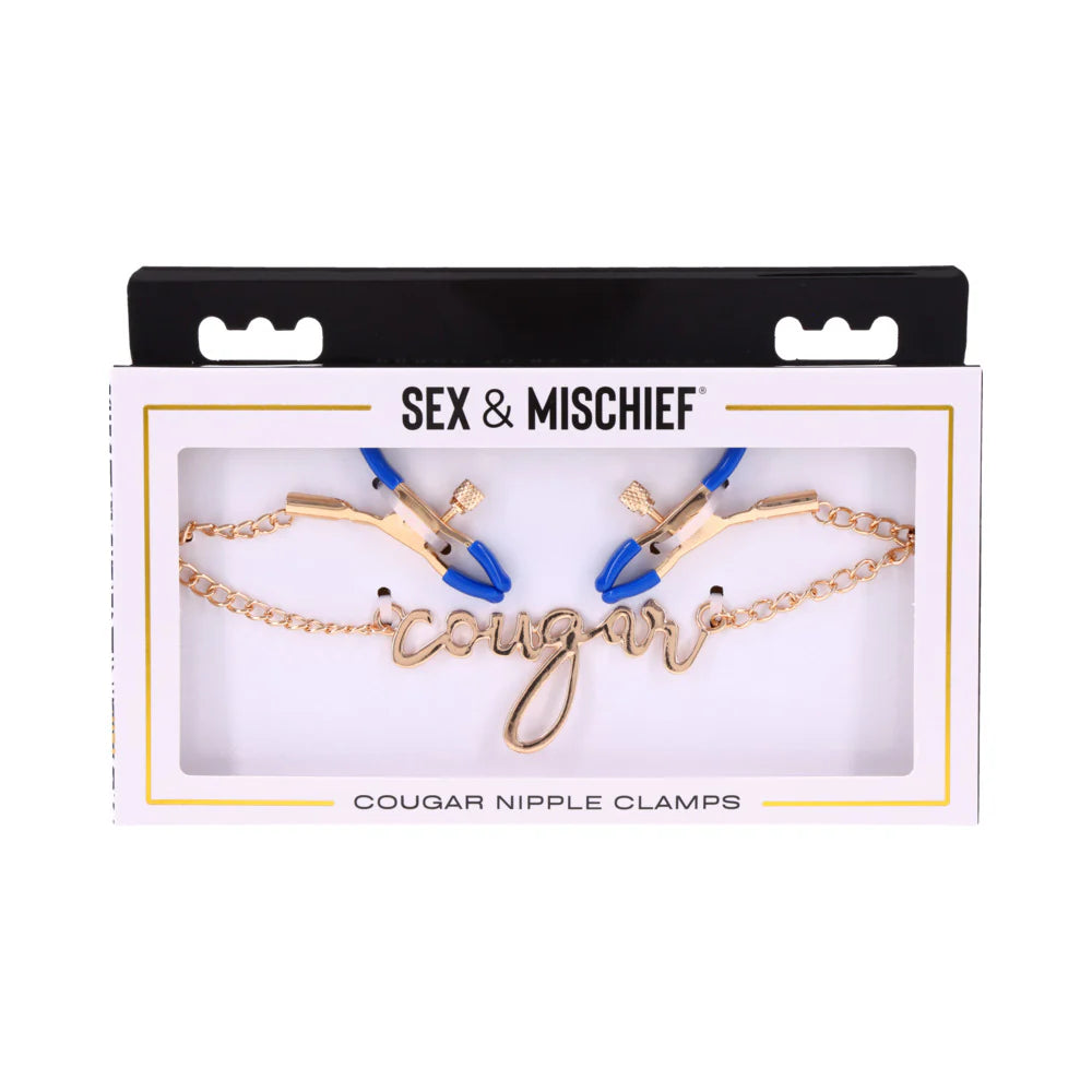 Sportsheets Sex & Mischief Cougar Nipple Clamps SPORTSHEETS
