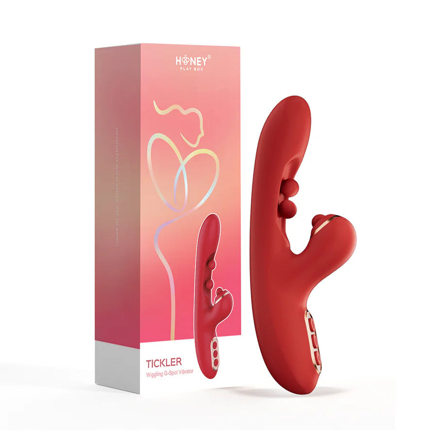 Honey Play Box Tickler Wiggling G-Spot Vibrator & Tapping Clitoral Stimulator HONEY PLAY BOX
