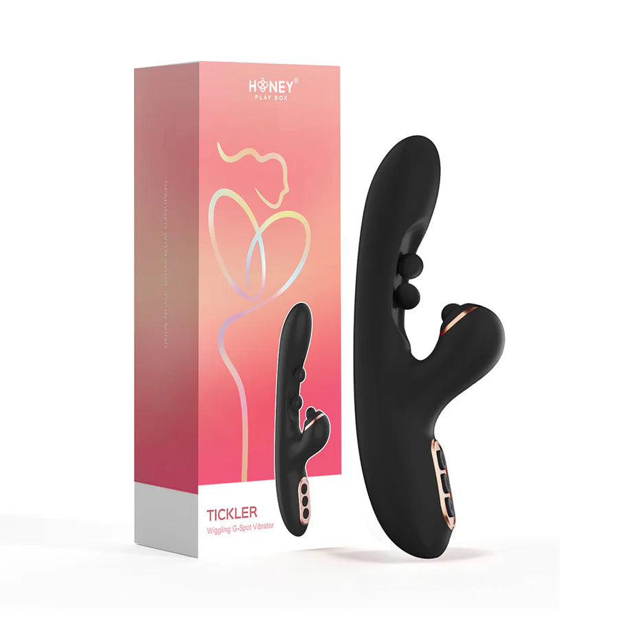 Honey Play Box Tickler Wiggling G-Spot Vibrator & Tapping Clitoral Stimulator HONEY PLAY BOX