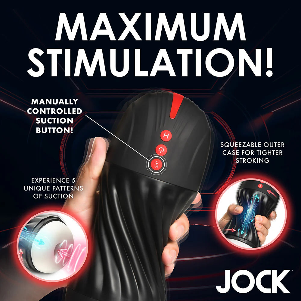 JOCK Sucking & Vibrating Masturbator CURVE TOYS