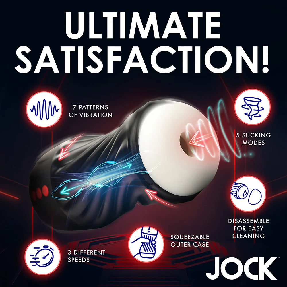 JOCK Sucking & Vibrating Masturbator CURVE TOYS