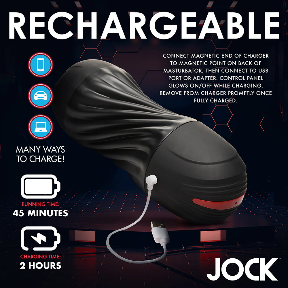 JOCK Sucking & Vibrating Masturbator CURVE TOYS