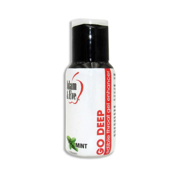 Adam & Eve Go Deep 1 Oz. Oral Sex Enhancement Gel - Mint Flavor for Delicious Pleasure - SP BOUTIQUE