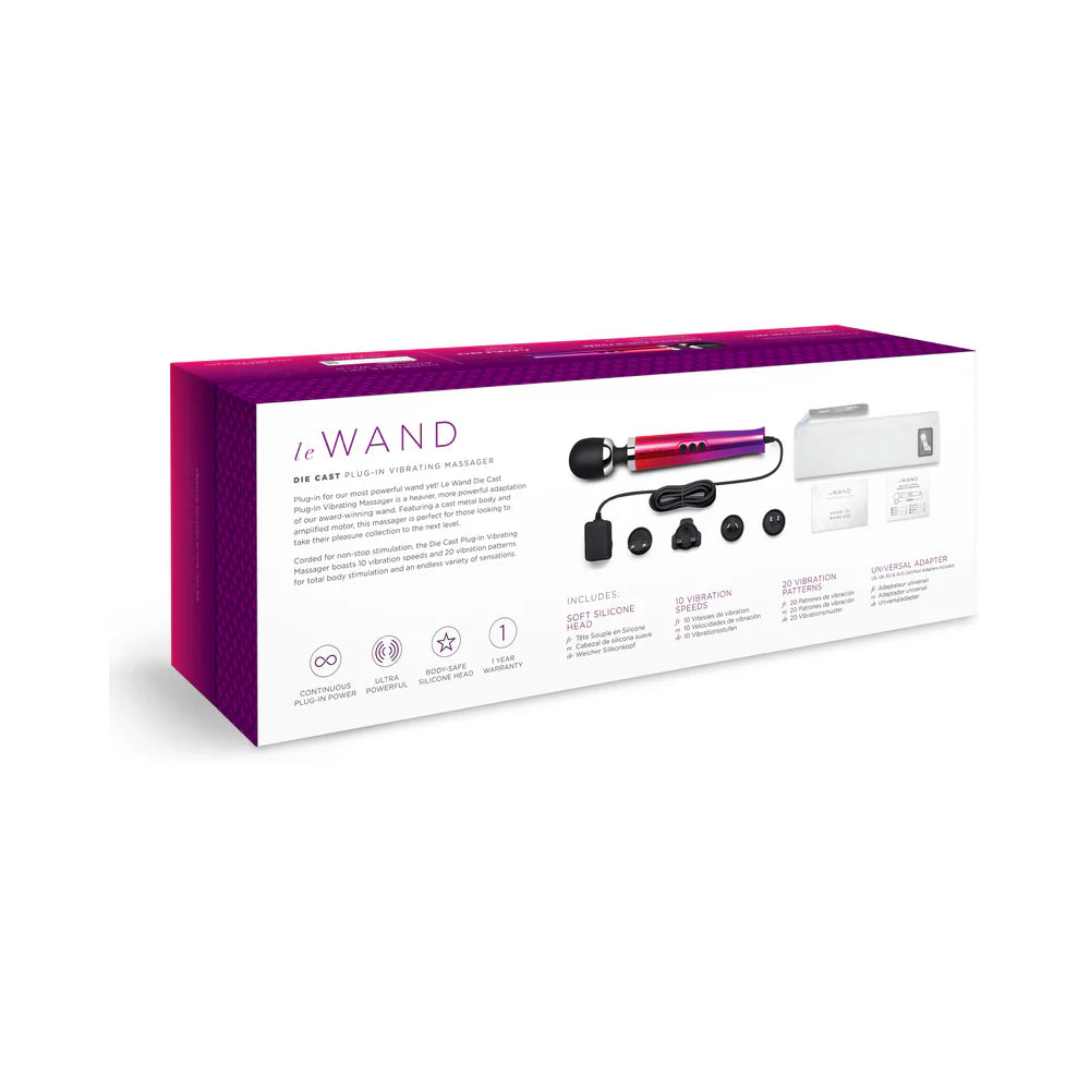 Le Wand Die Cast Plug-In Massager Ombre LE WAND
