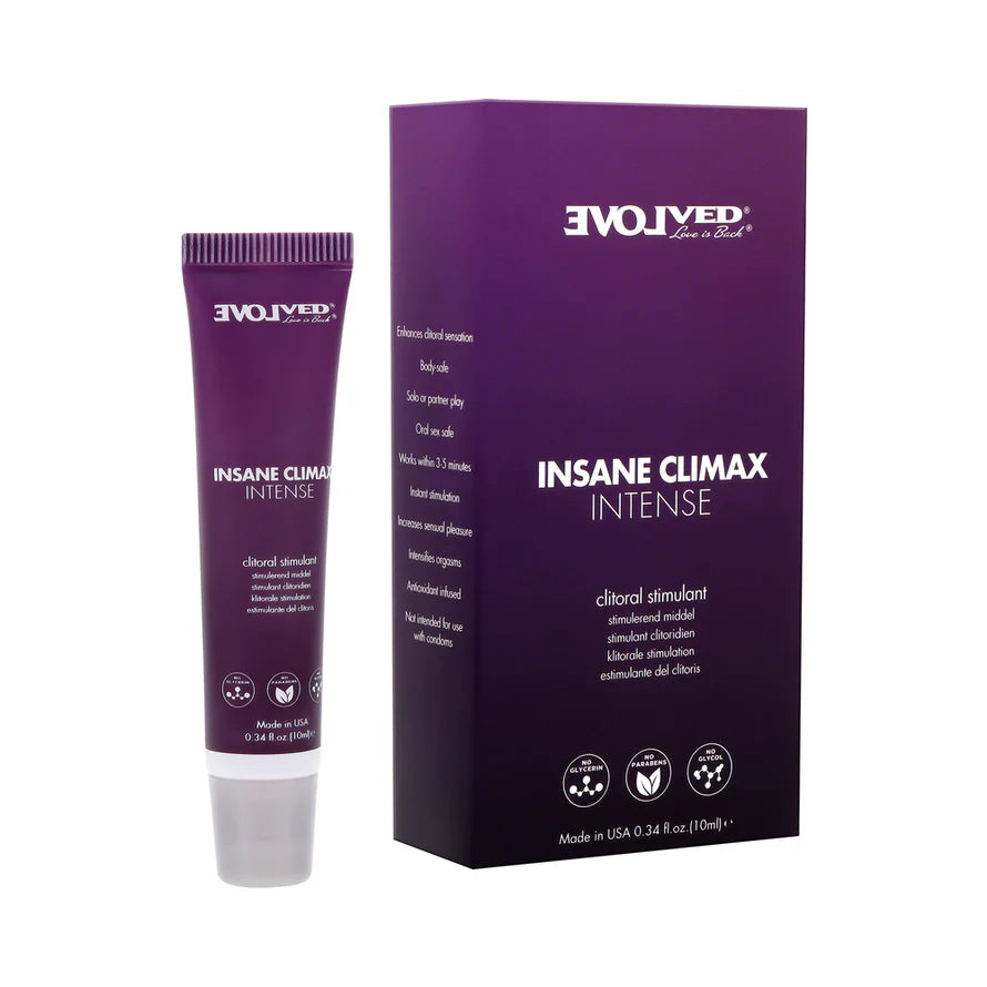 Evolved Insane Climax Insanity Warming Buzzing Clitoral Stimulant EVOLVED