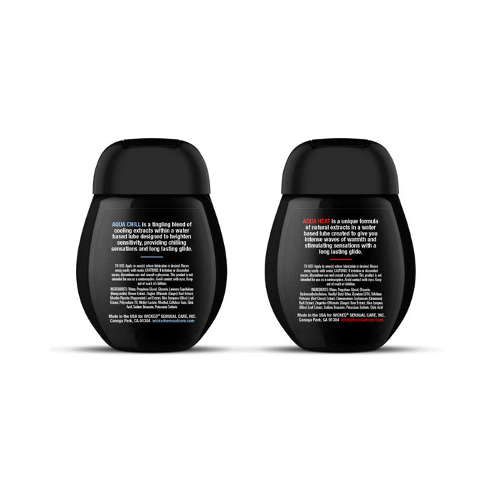 Wicked Sensual Care Sensation Kit Cooling and Warming Intimate Lubricants WICKED SENSUAL CARE