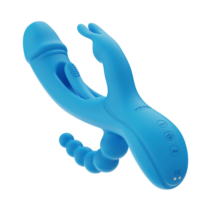 Honey Play Box Trilux Kinky Finger Rabbit Vibrator with Anal Beads HONEY PLAY BOX