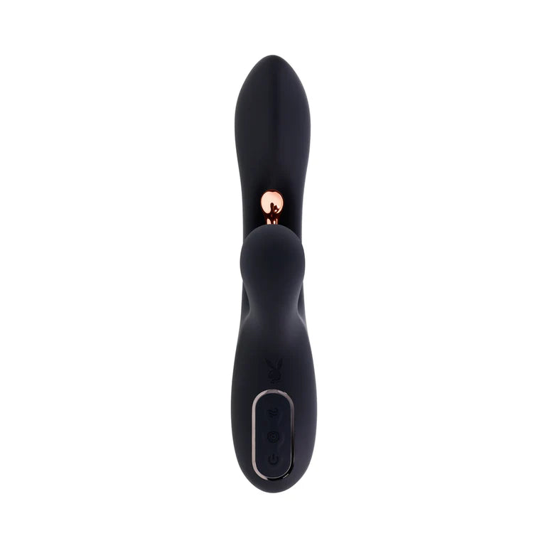 Playboy Aureus Rechargeable Silicone Rabbit Vibrator 2 AM PLAYBOY PLEASURE