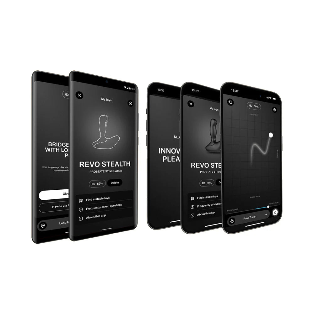 Nexus Revo Stealth App Enabled Rotating and Vibrating Remote Control Prostate Massager