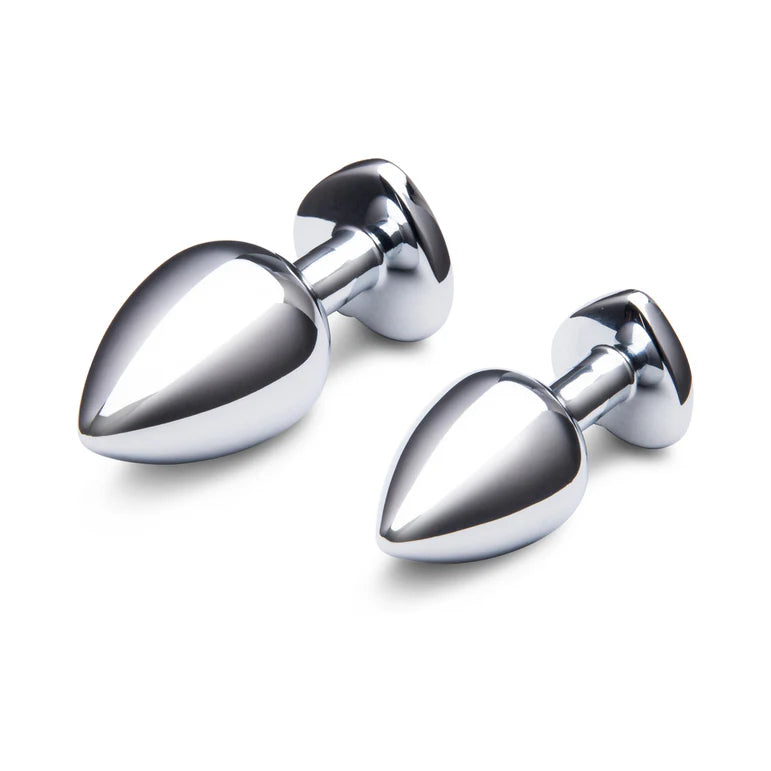 b-Vibe Jewel Metal Training Plug Set B-VIBE