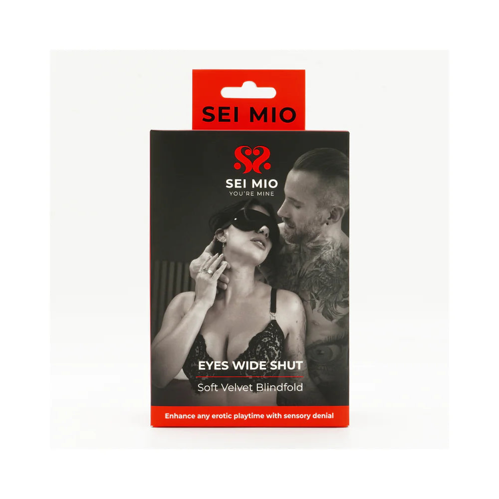 SEI MIO Eyes Wide Shut Soft Velvet Blindfold CREATIVE CONCEPTIONS