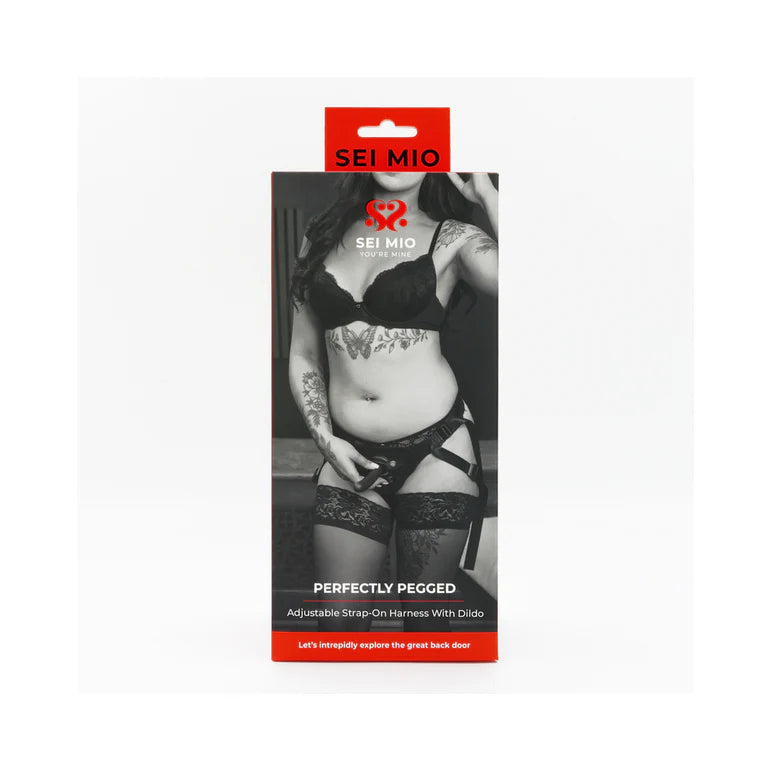 SEI MIO Perfectly Pegged Beginners Strap-On Harness and 5 in. Dildo CREATIVE CONCEPTIONS