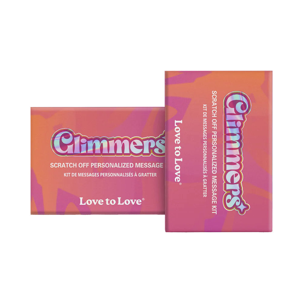 Love to Love Glimmers Scratch Off Personalized Message Kit LOVELY PLANET USA
